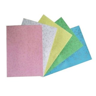 Bìa vân bông, bìa thơm thái A4 dày - 100 tờ /xấp