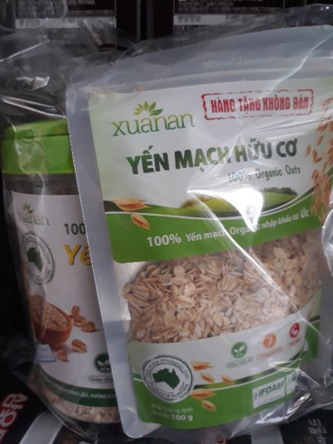 1 Hũ Yến mạch Xuân An nhập từ Úc 400g tặng 1 bịch  100g bất kỳ