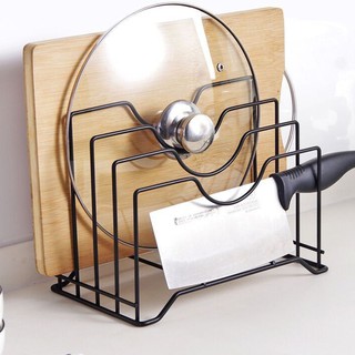 Kệ để nắp nồi gác dao thớt đa năng