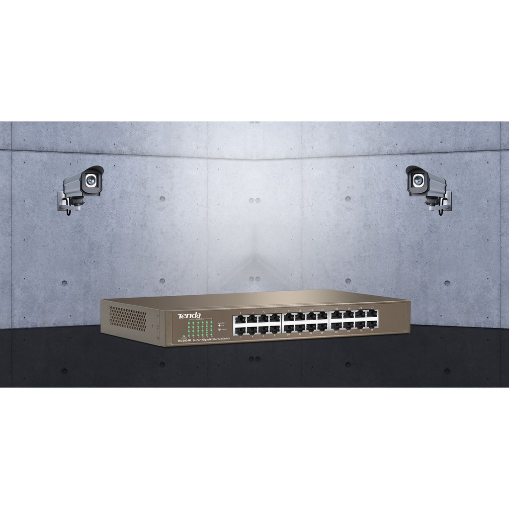 Thiết bị chia mạng Switch Tenda TEG1024D 24-Port Gigabit Ethernet Switch