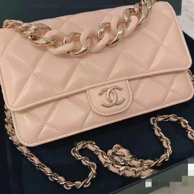 ✨ Túi Nữ Chà-Neo Woc Mini Xích Phối Màu - Túi Đeo Chéo
