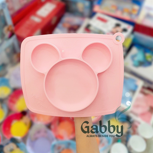 BỘ ĂN DẶM SILICON DISNEY MICKEY / MINNIE (CÓ ĐẾ HÍT)