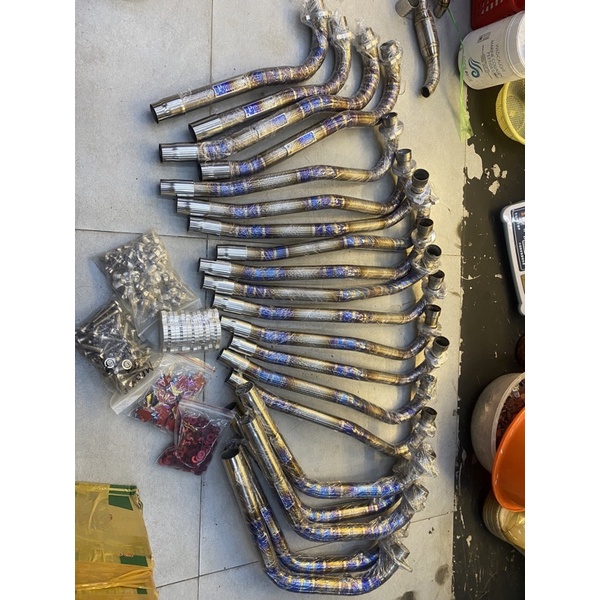 Cổ thòng cho dream wave fu led sirius titan xệ kèm tai nhôm cnc