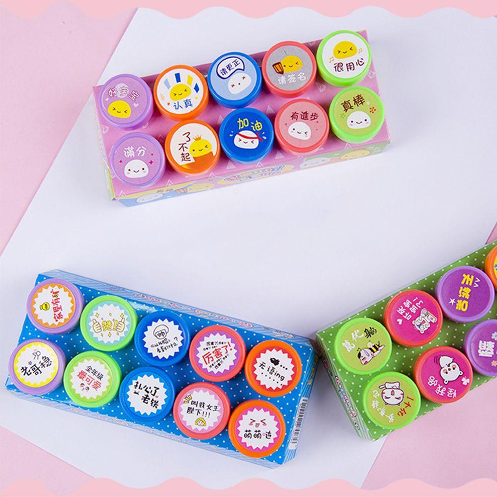 UUMIR Set 10 Con Dấu Hình Động Vật Trang Trí Scrapbook