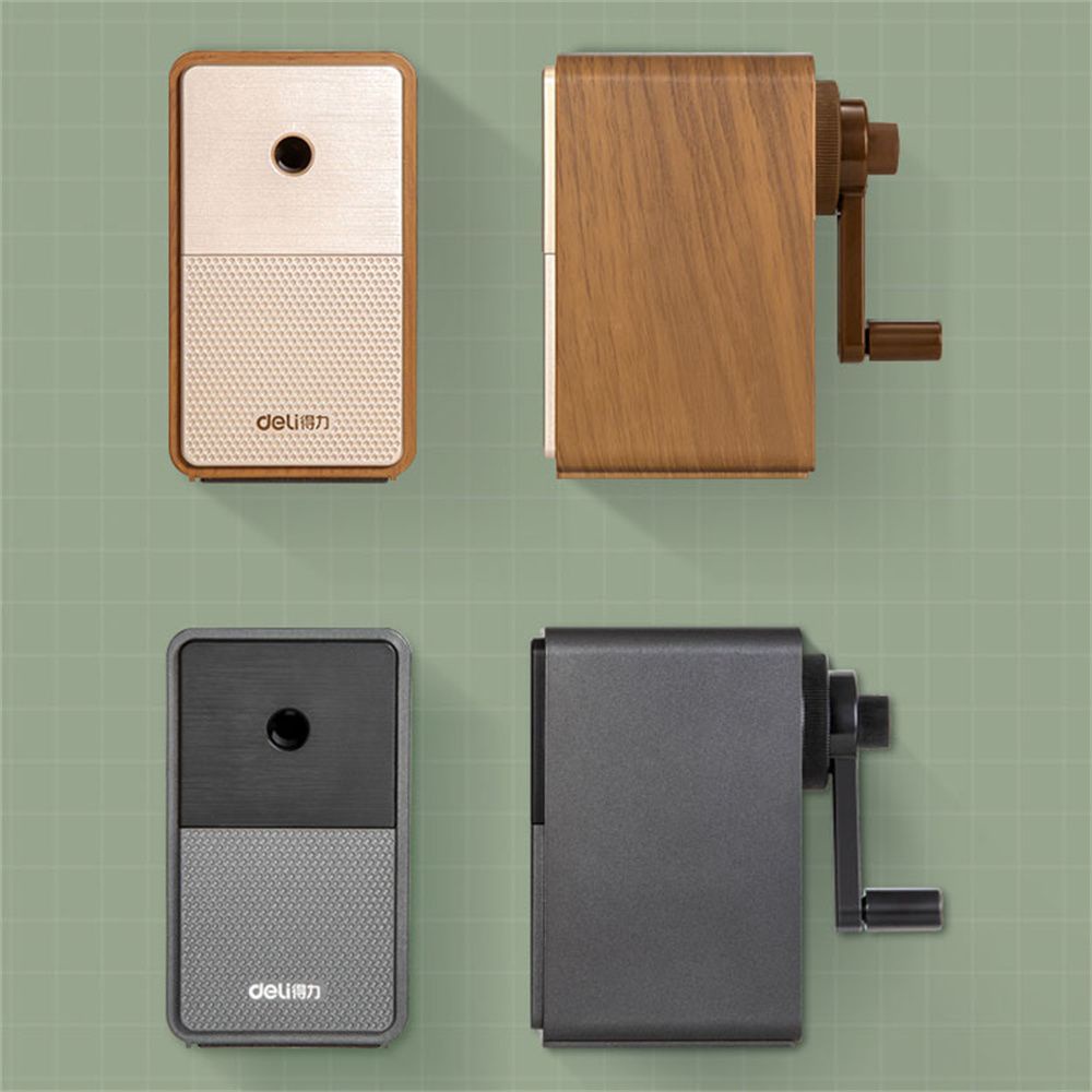 Đồ chuốt bút chì để bàn có tay quay nhiều màu sắc tùy chọn dùng trong văn phòng và trường học