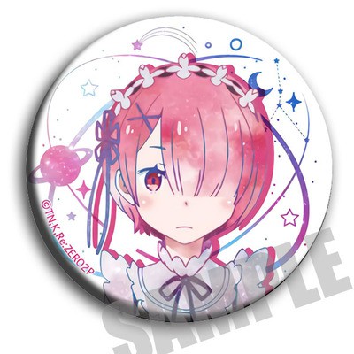 Huy hiệu cài áo IN HÌNH Re:Zero Bắt đầu lại ở thế giới khác ver ngân hà anime chibi dễ thương