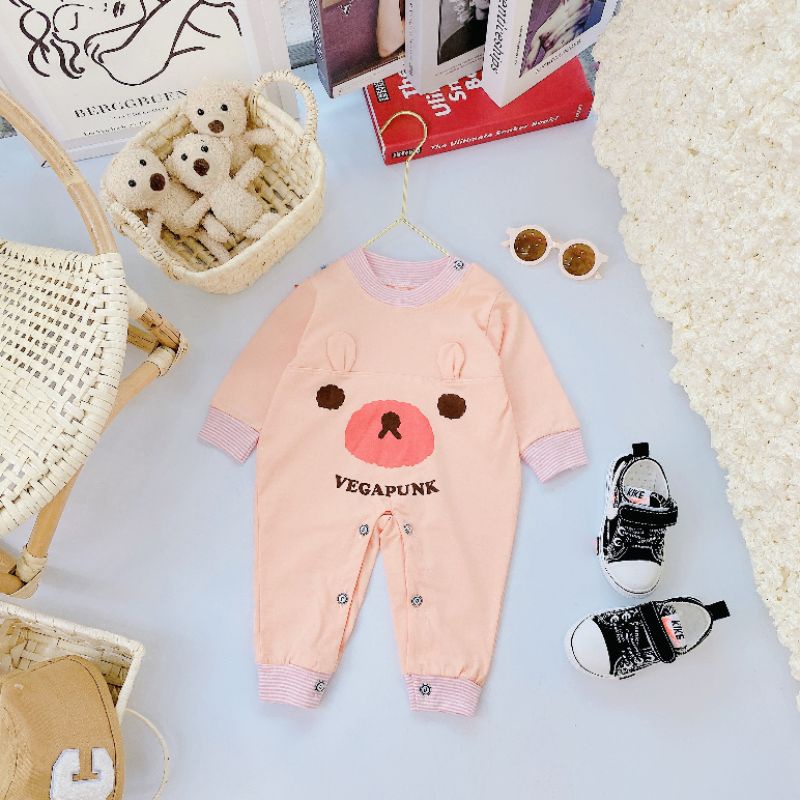 Body Liền Thân, Body Dài Sơ Sinh Vải Cotton Nhiều Mẫu Cho Bé 3-9KG