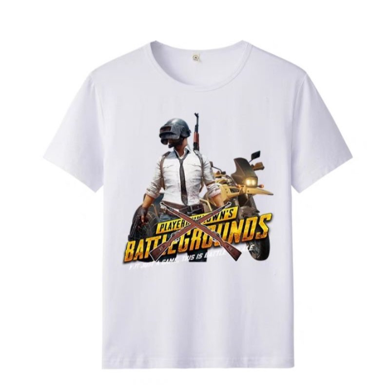 Áo Thun In PUBG Hai Màu Trắng Đen ( Đủ Size) chất đẹp l1