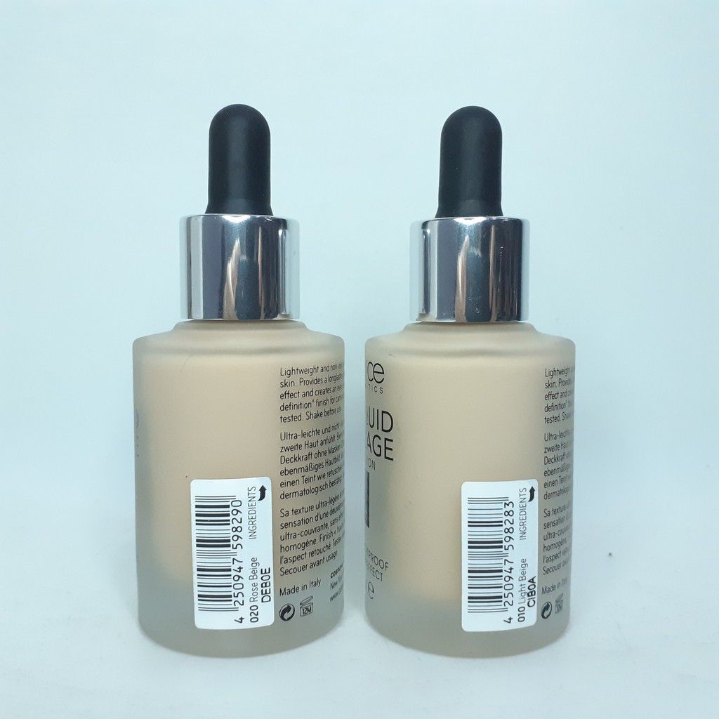 Kem nền Catrice HD Liquid Coverage 30ml #010 #020