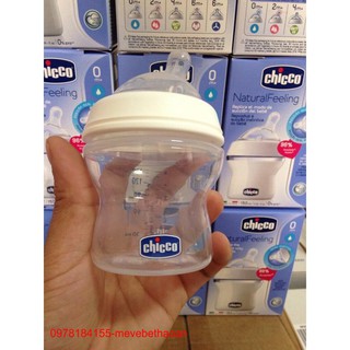 Bình chicco. bình sữa chicco núm nghiêng natural