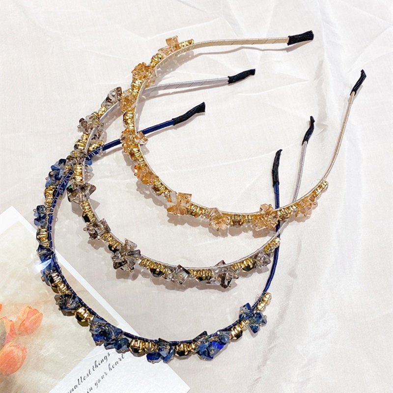 Cài tóc đính đá phong cách Hàn Quốc mới cho nữ