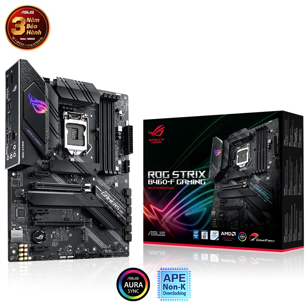 Bo Mạch Chủ ASUS ROG STRIX B460-F GAMING - Bảo hành chính hãng Vĩnh xuân