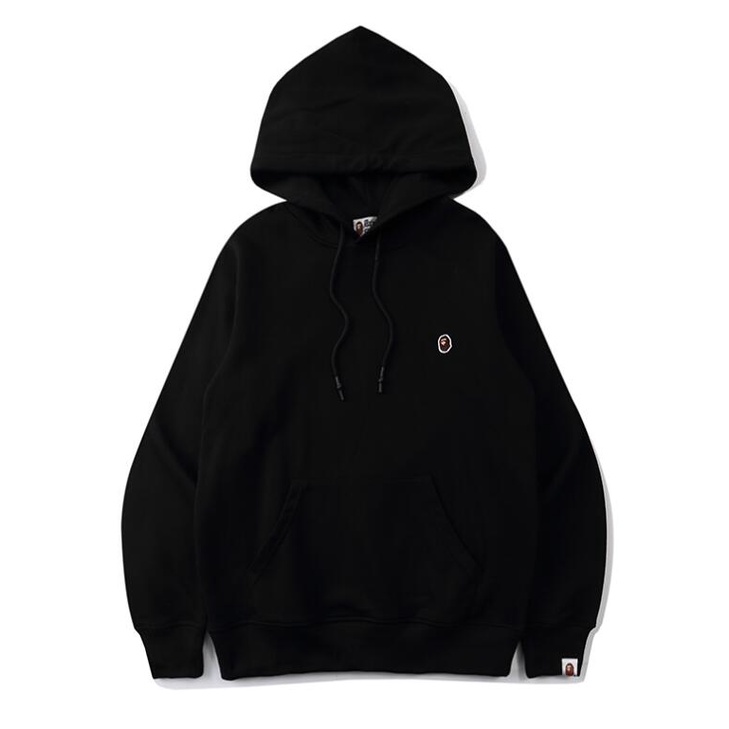 Áo hoodie cotton thêu BAPE thời trang