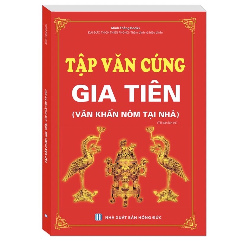 Sách - Tập Văn Cúng Gia Tiên ( Văn Khấn Nôm Tại Nhà )