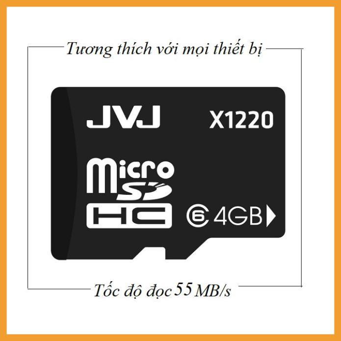 ☢️MẠI DÔ☢️ Thẻ nhớ JVJ 32GB/16GB/8GB/4GB tốc độ cao, bảo hành 5 năm chính hãng