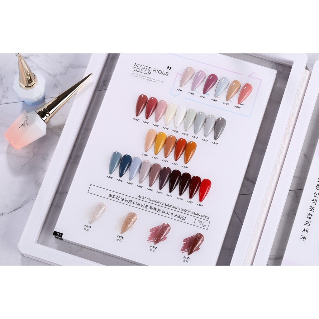 Sơn Gel Jeliva Set 120 màu 101-120
