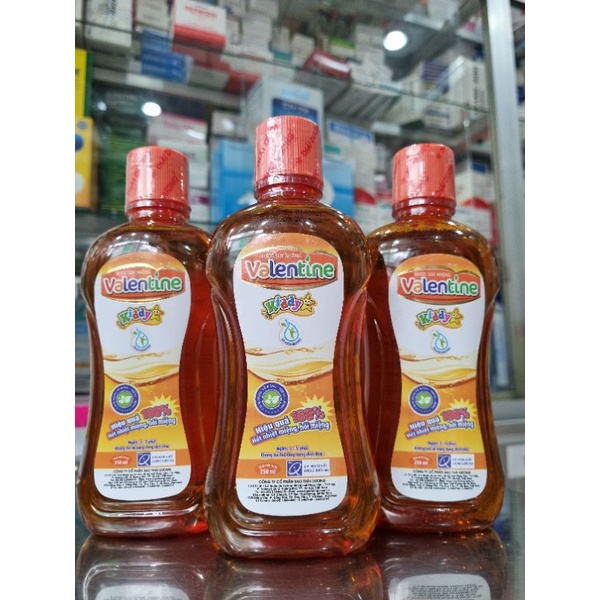Nước súc miệng Valentine Kiddy 250ml