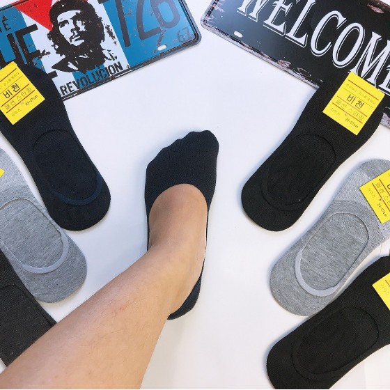 COMBO 5 đôi Tất lười nam nữ chất liệu vải cotton co giãn 4 chiều, vớ cổ ngắn dễ phối đồ TATNAM09