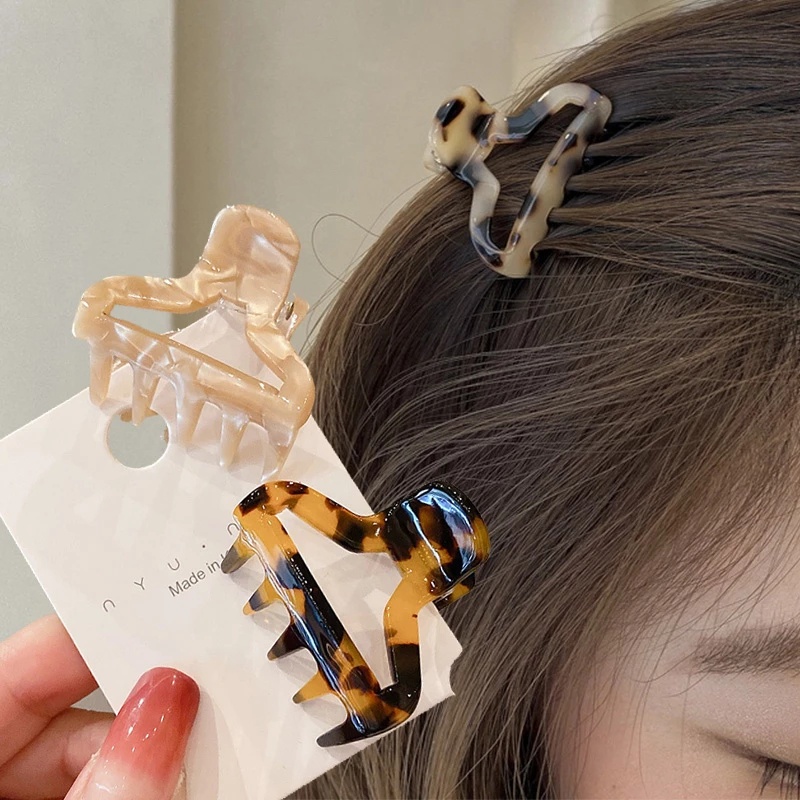 Kẹp Tóc Càng Cua Bằng Acrylic Thời Trang Dành Cho Nữ