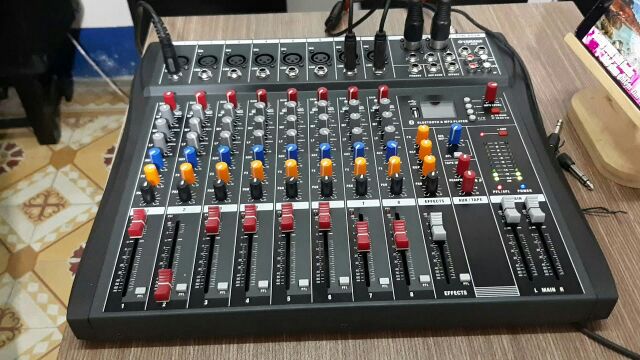 Mixer Yamaha 8line có usb, Bluetooth