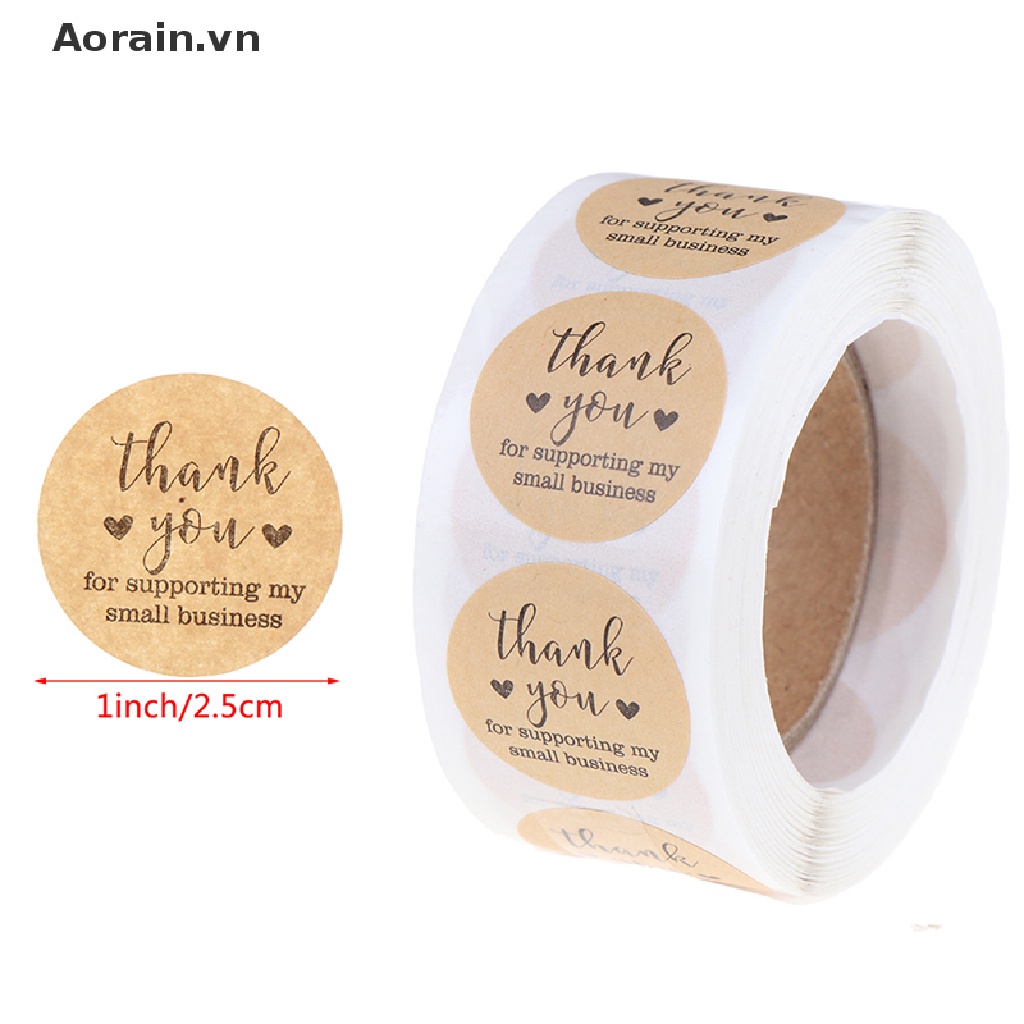 Cuộn 500 Miếng Dán Họa Tiết Chữ you Use Dễ Thương