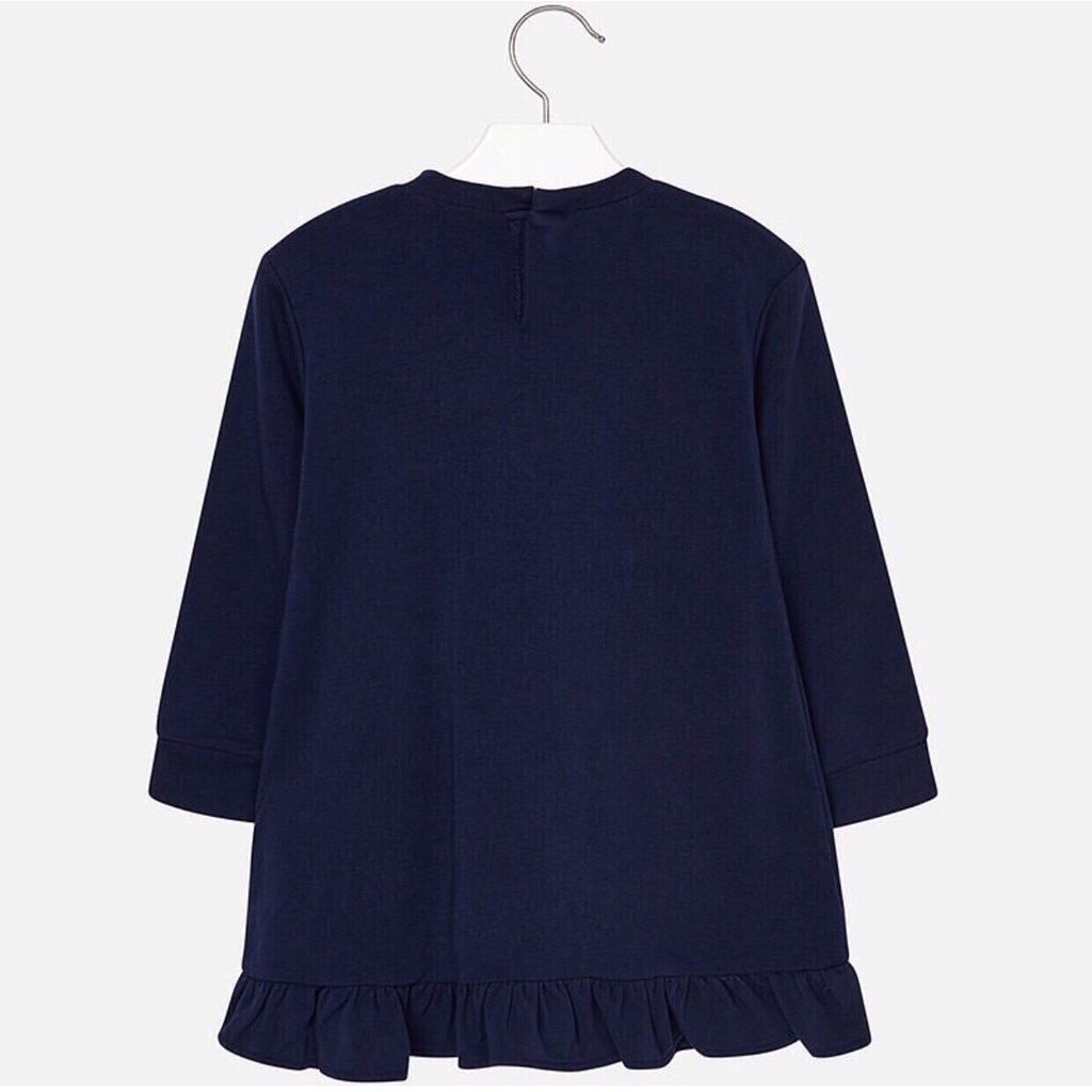 Váy nỉ Mayoral dư xịn chữ thêu nổi cực xinh