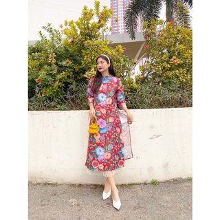 Áo dài gấm hoa ( không kèm chân váy)