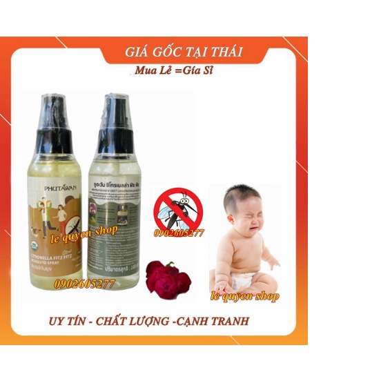 (Săn Deal Hot)Xịt chống muỗi Citronella Thái Lan