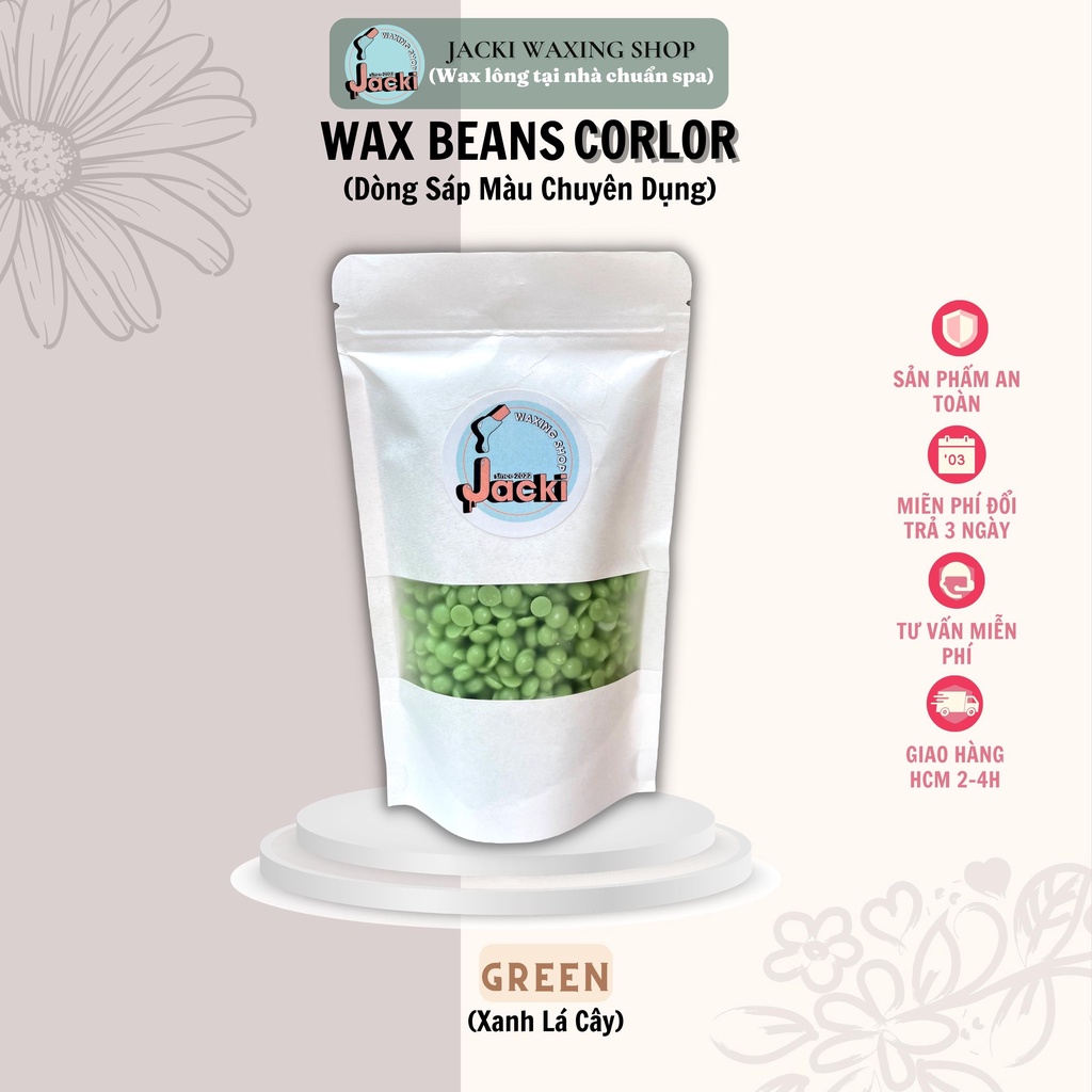 Sáp Wax Lông Hard Beans Color Nhập Khẩu