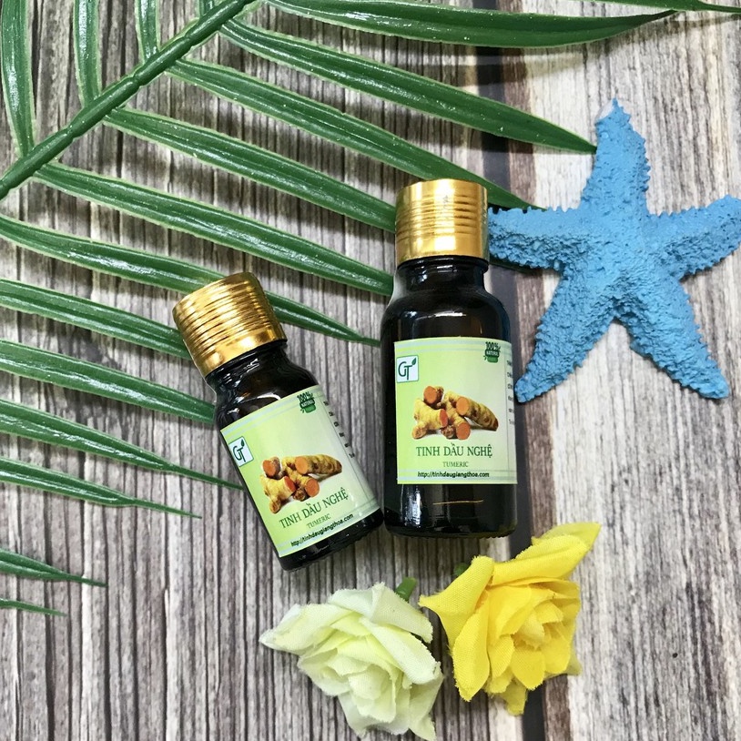 Tinh Dầu Nghệ Nguyên Chất GT 100% Tự Nhiên - Chăm Sóc Da, Giảm Sẹo Cực Tốt