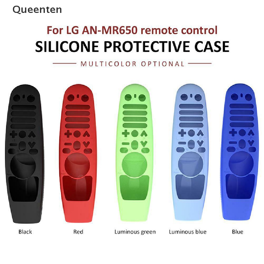 Queenten Soft Silicone Protective Case Cover For LG TV Remote Control AN-MR600 AN-MR650 QT
