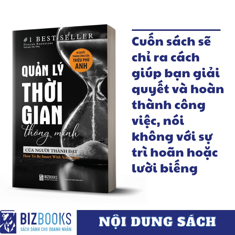 Sách - BIZBOOKS - Quản Lý Thời Gian Thông Minh Của Người Thành Đạt - 1 BEST SELLER