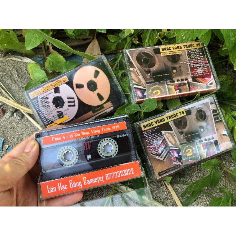 4 Băng Cassette phạc Vàng trước 1975 ( phần 1 - 2 - 3 - 4)