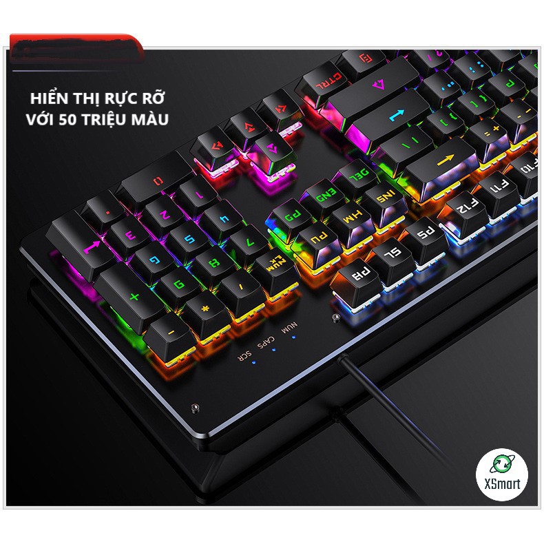 Bàn Phím Cơ Máy Tính Chơi Game H650 Có 10 Chế Độ Led RGB Khác Nhau Chiến Mọi Tựa Game Trên PC Như Pubg, LOL | BigBuy360 - bigbuy360.vn