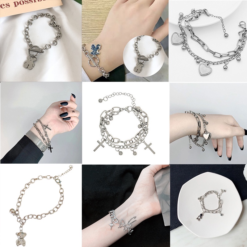 Vòng Tay Bạc 925 Mặt Hoa Trái Tim Thời Trang Cho Nữ