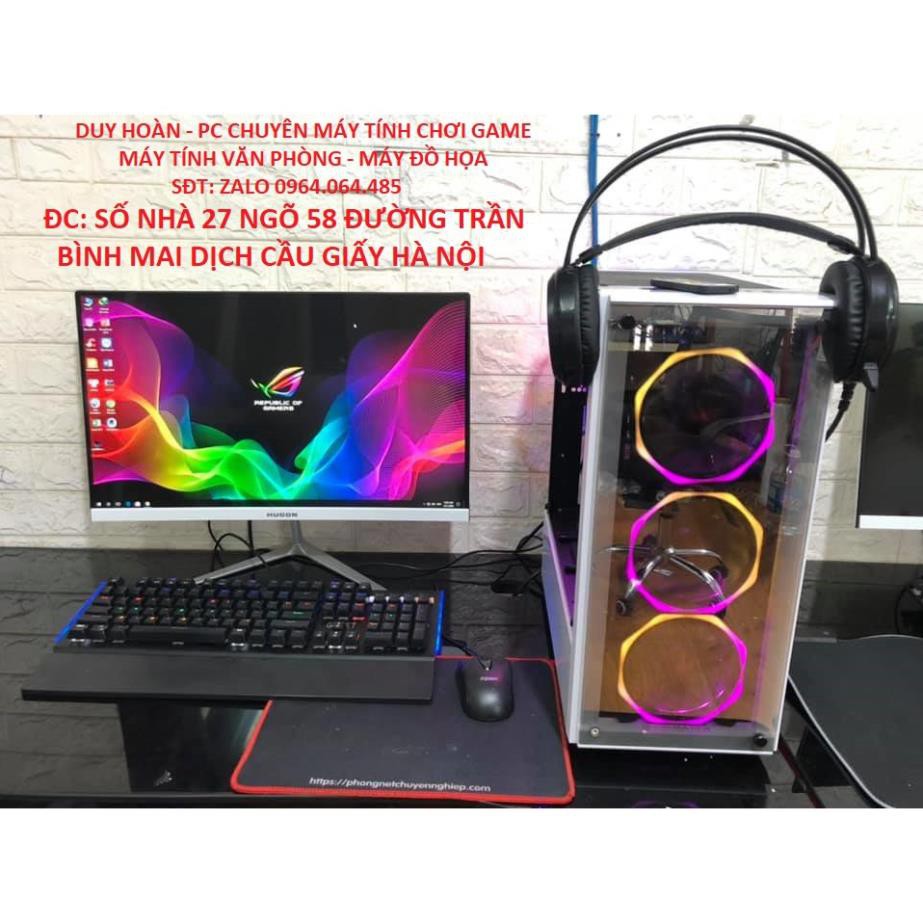 hàng chính hãng -  máy tính cấu hình khủng chơi PUBG - GTA5,LOL,Fifa 4..Màn hình cong 24inch 144hz | BigBuy360 - bigbuy360.vn