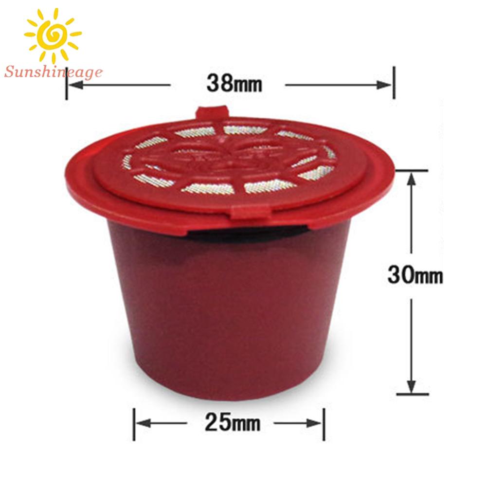 5pack Reusable Compatible Capsule For Nespresso Coffee Machine Refillable-Filter