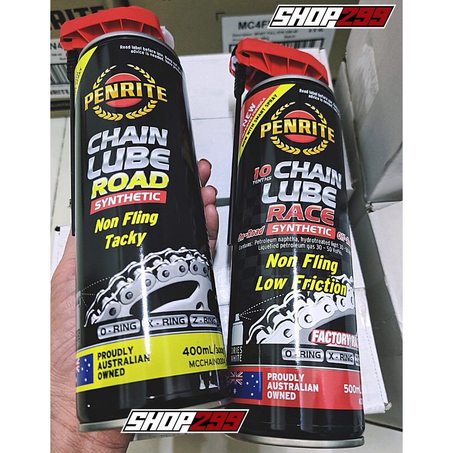 Dưỡng sên không văng PENRITE 10 TENTHS CHAIN LUBE RACE 500ML