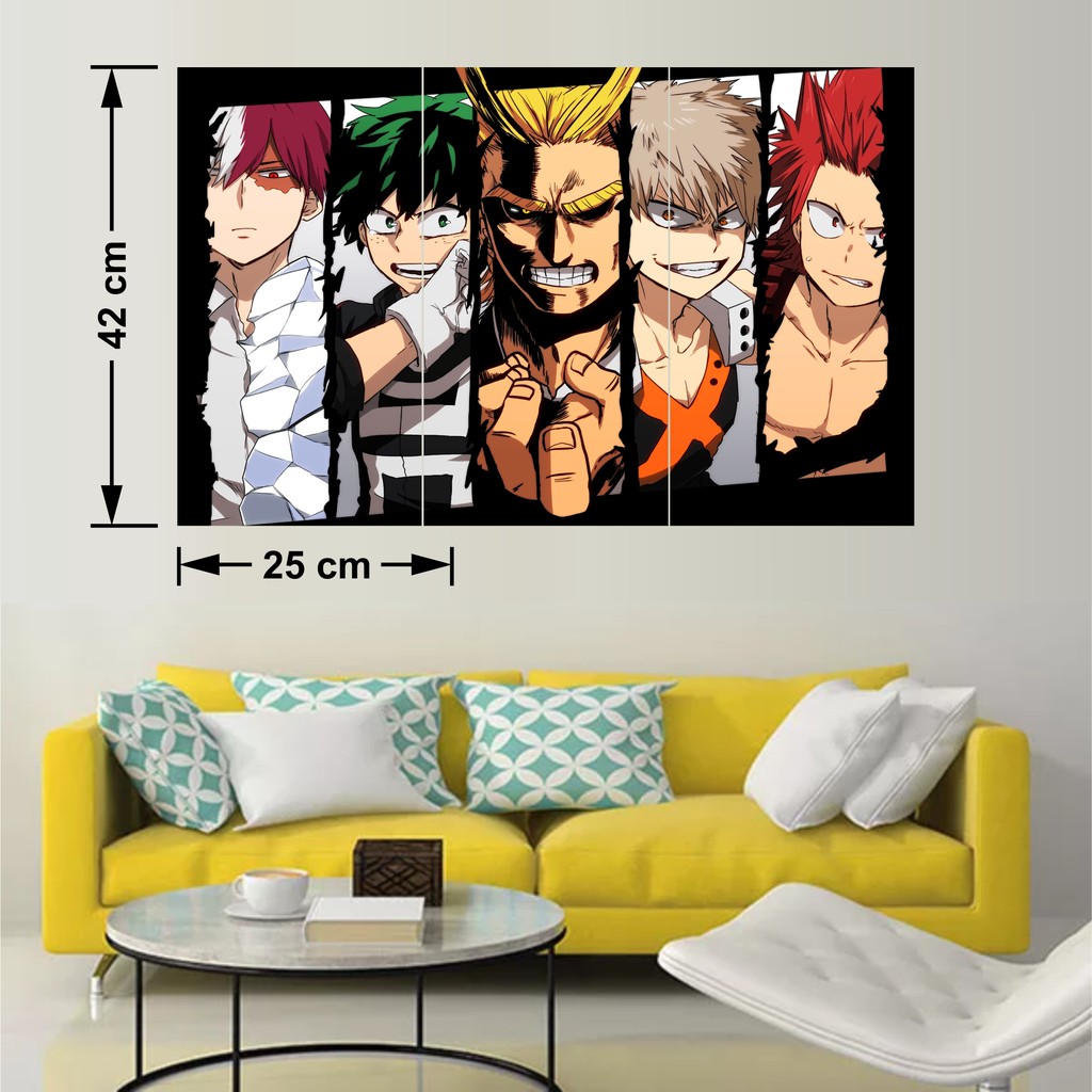 Combo 3 Tấm Poster A3 Anime My Hero Academia - Boku no Hero Academia - Học viện siêu anh hùng by AnimeX