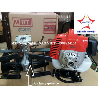 Máy xạc cỏ xới đất cầm tay chuyên dụng Vinagreen 1E44F (2018)