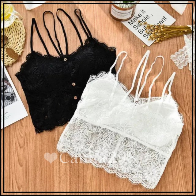 Áo bra ren hoa cổ V siêu đẹp