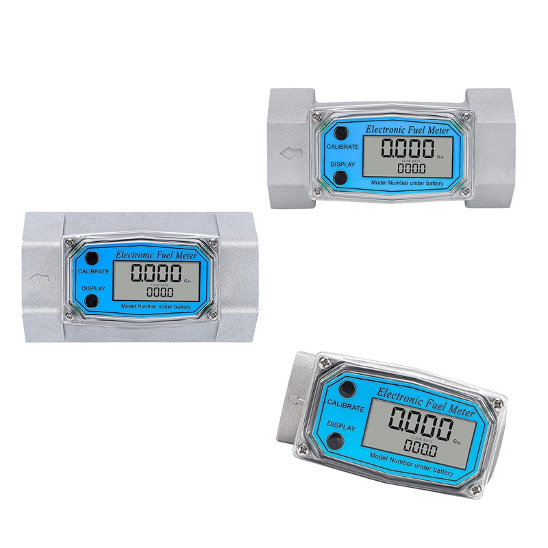 Đồng hồ đo lưu lượng nước kỹ thuật số màn hình LCD 2 inch NPT
