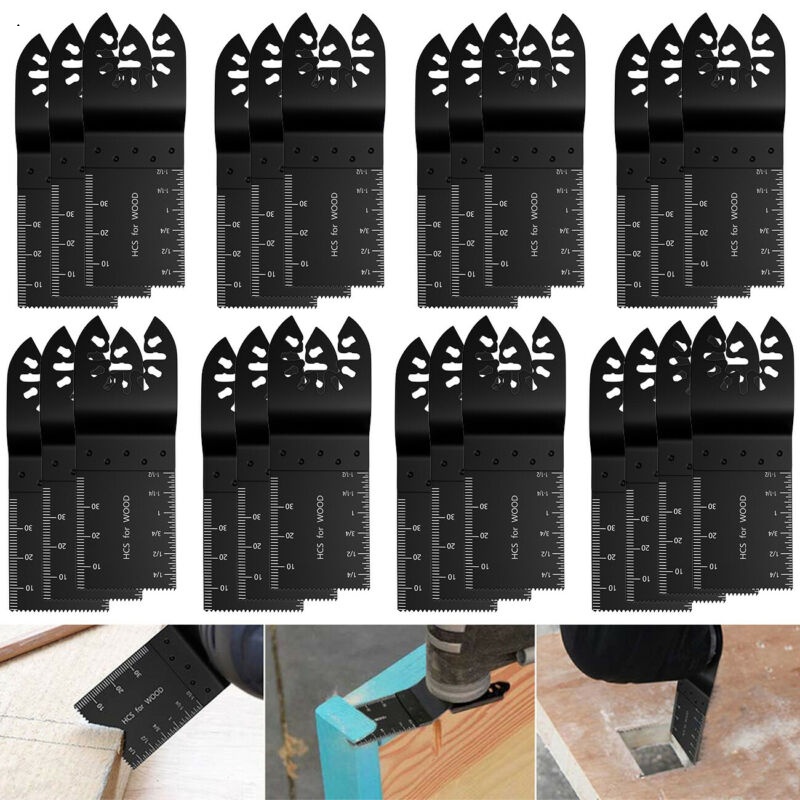 Set 25 lưỡi cưa cho máy chà nhám và cắt rung đa chức năng Fein Bosch Multimaster Makita