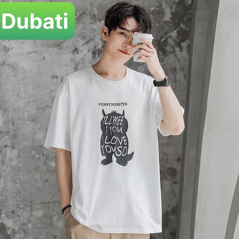 ÁO THUN NỮ NAM CÚ MÈO IN CHỮ NHẬT BẢN CỰC HOT TREND PHOM FORM RỘNG TAY LỠ PHONG CÁCH XỊN SÒ - DUBATI FASHION