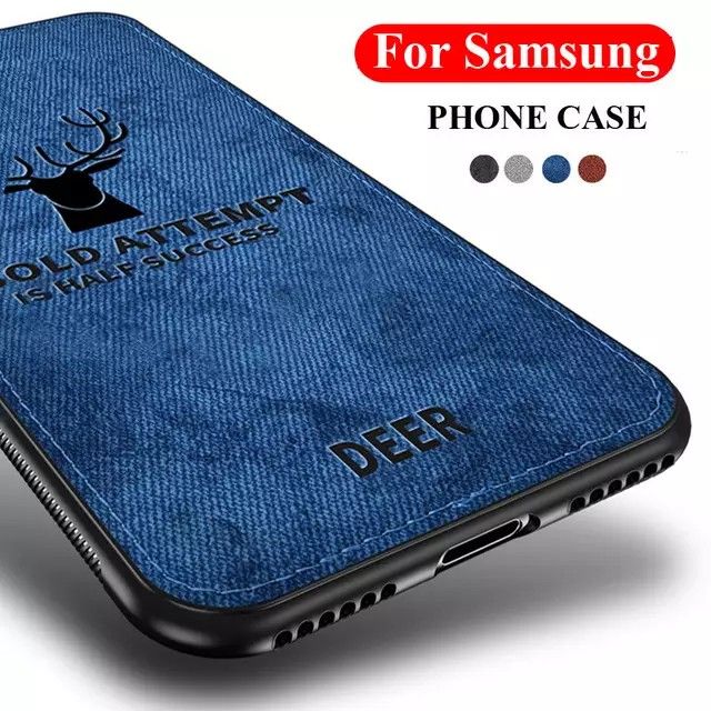 Ốp lưng Samsung S9 Plus / S20 Plus / S20 Ultra / S22 Ultra Vải đầu Hươu thời trang cao cấp