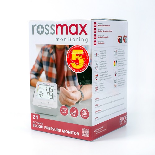 Máy đo huyết áp bắp tay Rossmax Z1( Hàng chính hãng + Bảo hành 5 năm)