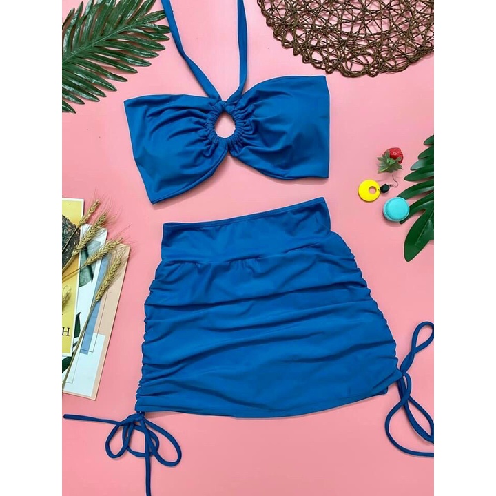 Set bikini đi biển 2 mảnh mặc nhiều kiểu