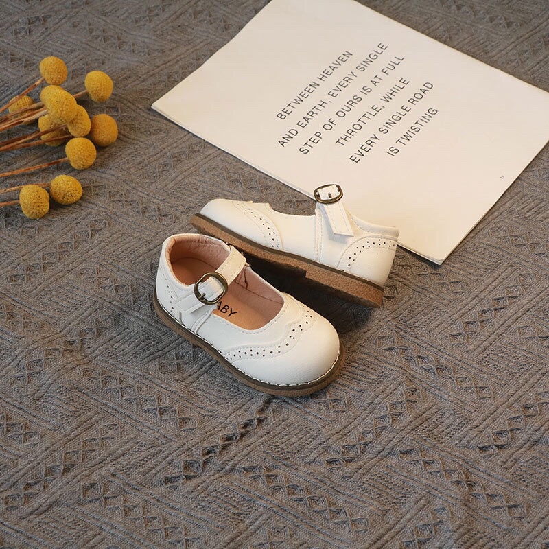 Giày Búp Bê, Giày Bé Gái Chất Da Mềm Phong Cách Hàn Quốc Mã 181