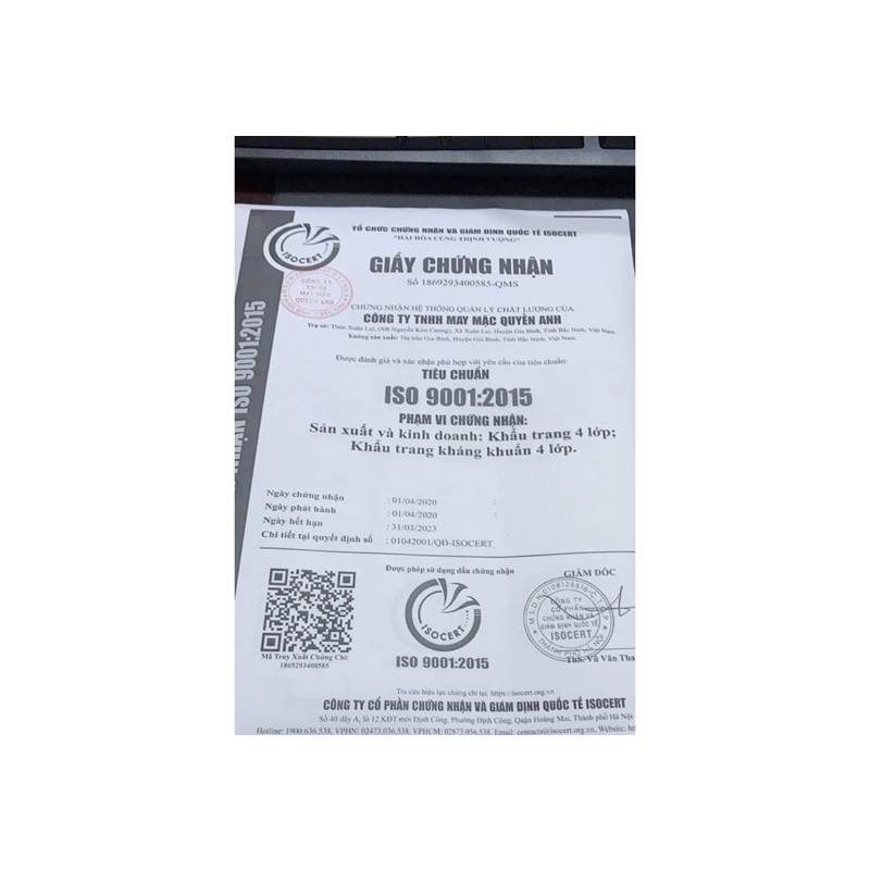 50 chiếc khẩu trang kf94- Quyền Anh