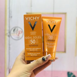 Kem Chống Nắng Vichy Mattifying Dry Touch Face Fluid 50ml